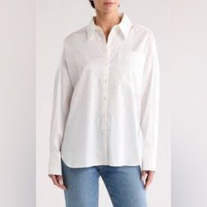 Ted Baker London Dyloh Oversized Button-Up Shirt,
